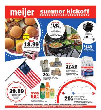 Meijer Flyer - 05/18/2025 - 05/24/2025.
