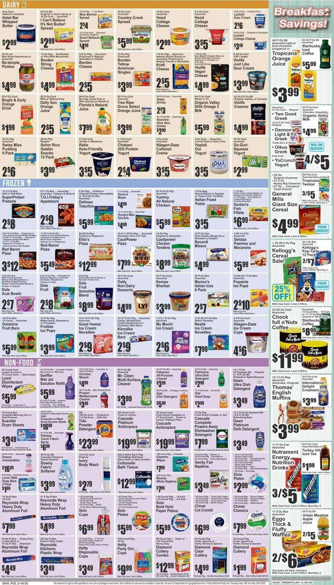 Key Food ad - 05/16/2025 - 05/22/2025. Page 1