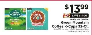 Green Mountain Coffee K-Cups 32-Ct.