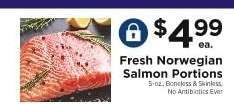 Fresh Norwegian Salmon Portions