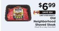 Old Neighborhood Shaved Steak