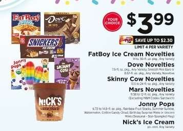 Ice Cream & Novelties