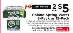 Poland Spring Water 6-Pack or 12-Pack