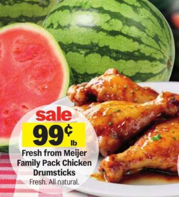 Fresh from Meijer Family Pack Chicken Drumsticks