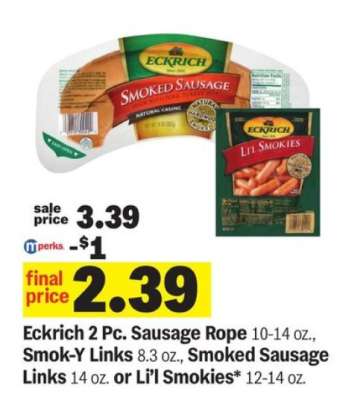 Eckrich Sausages