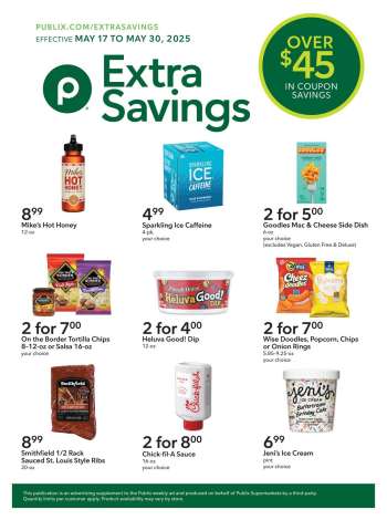 Publix Flyer - 05/17/2025 - 05/30/2025.