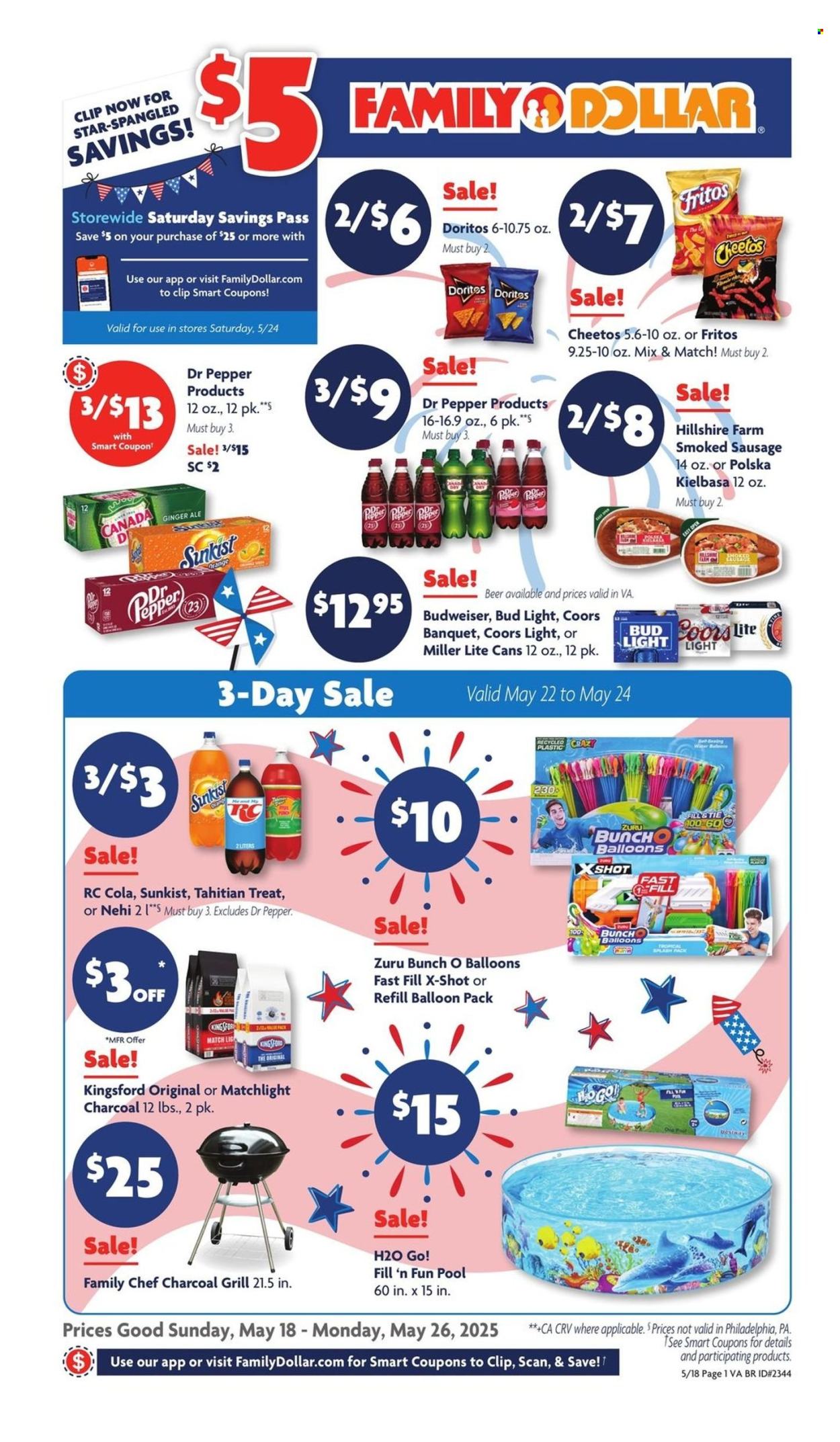 Family Dollar ad - 05/18/2025 - 05/26/2025. Page 1
