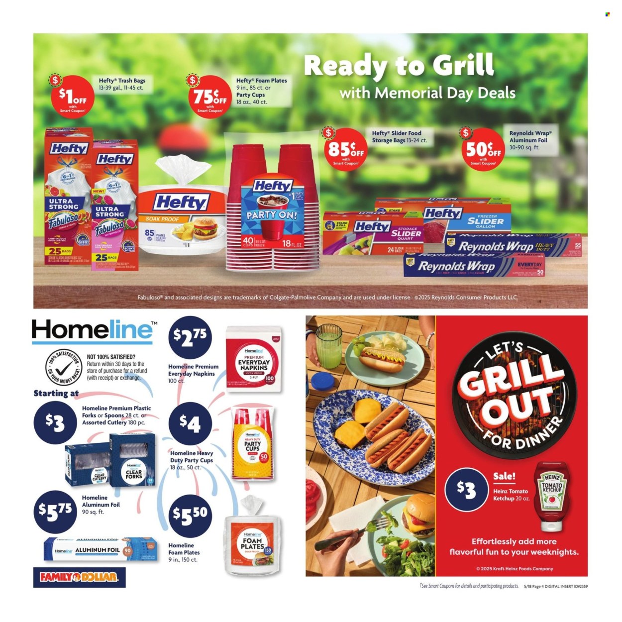 Family Dollar ad - 05/18/2025 - 05/26/2025. Page 1