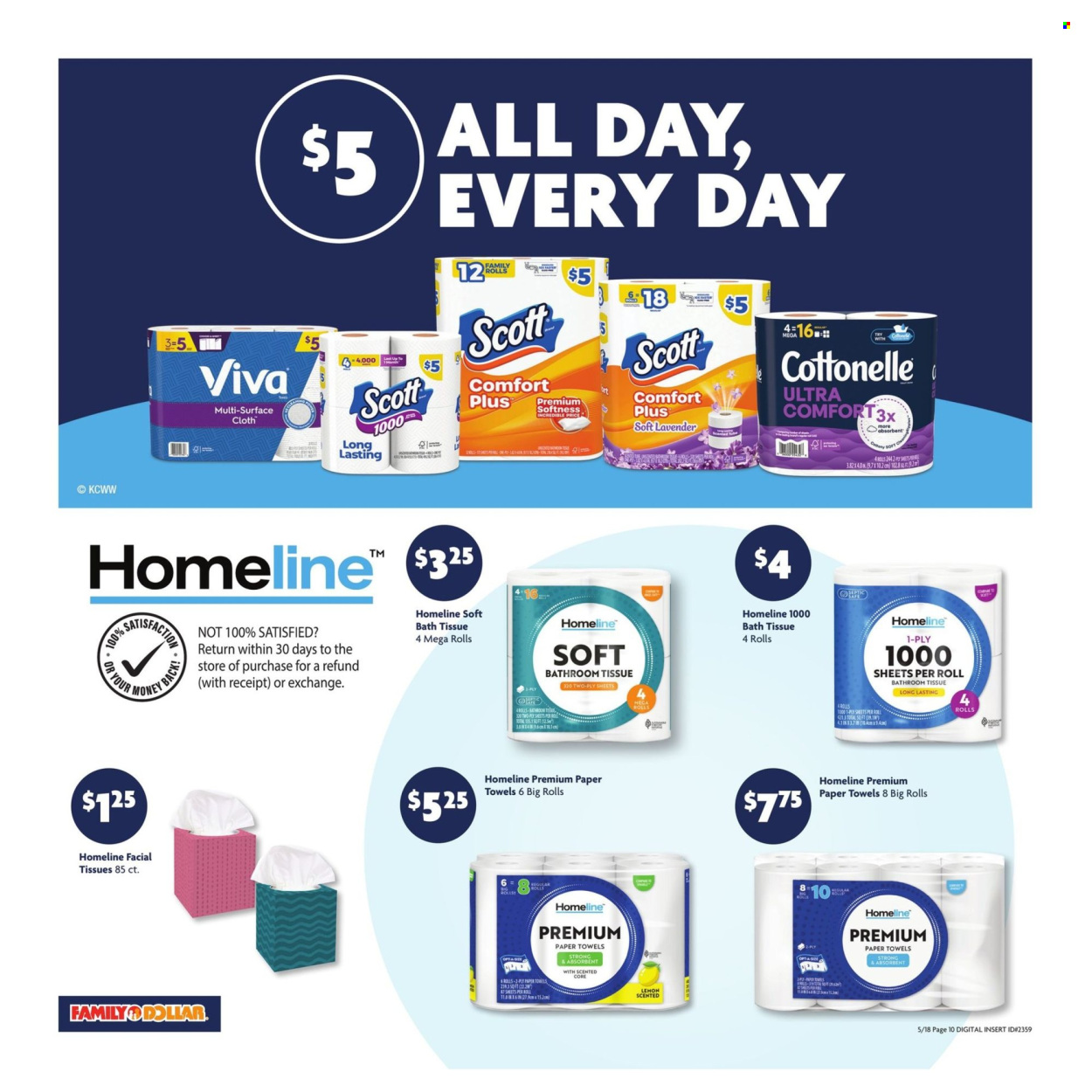 Family Dollar ad - 05/18/2025 - 05/26/2025. Page 1