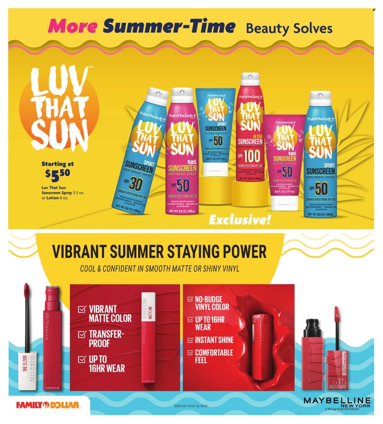 Family Dollar ad - 05/18/2025 - 07/06/2025. Page 1