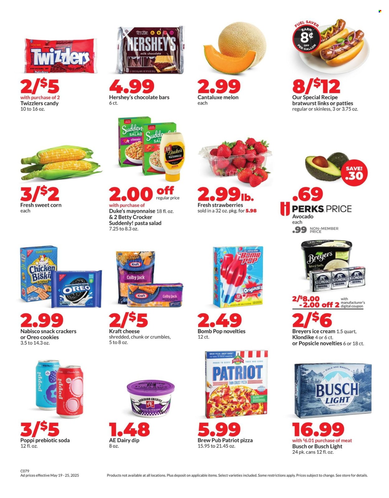 Hy-Vee ad - 05/19/2025 - 05/25/2025. Page 1