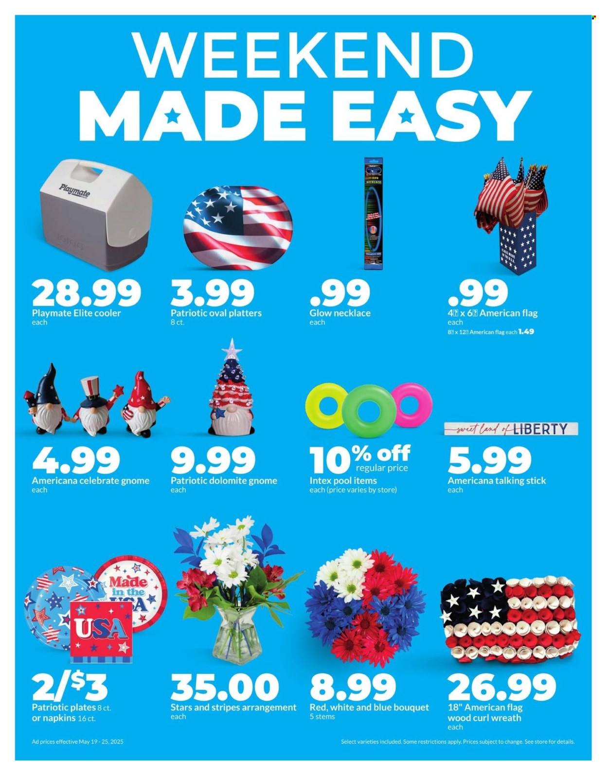 Hy-Vee ad - 05/19/2025 - 05/25/2025. Page 1