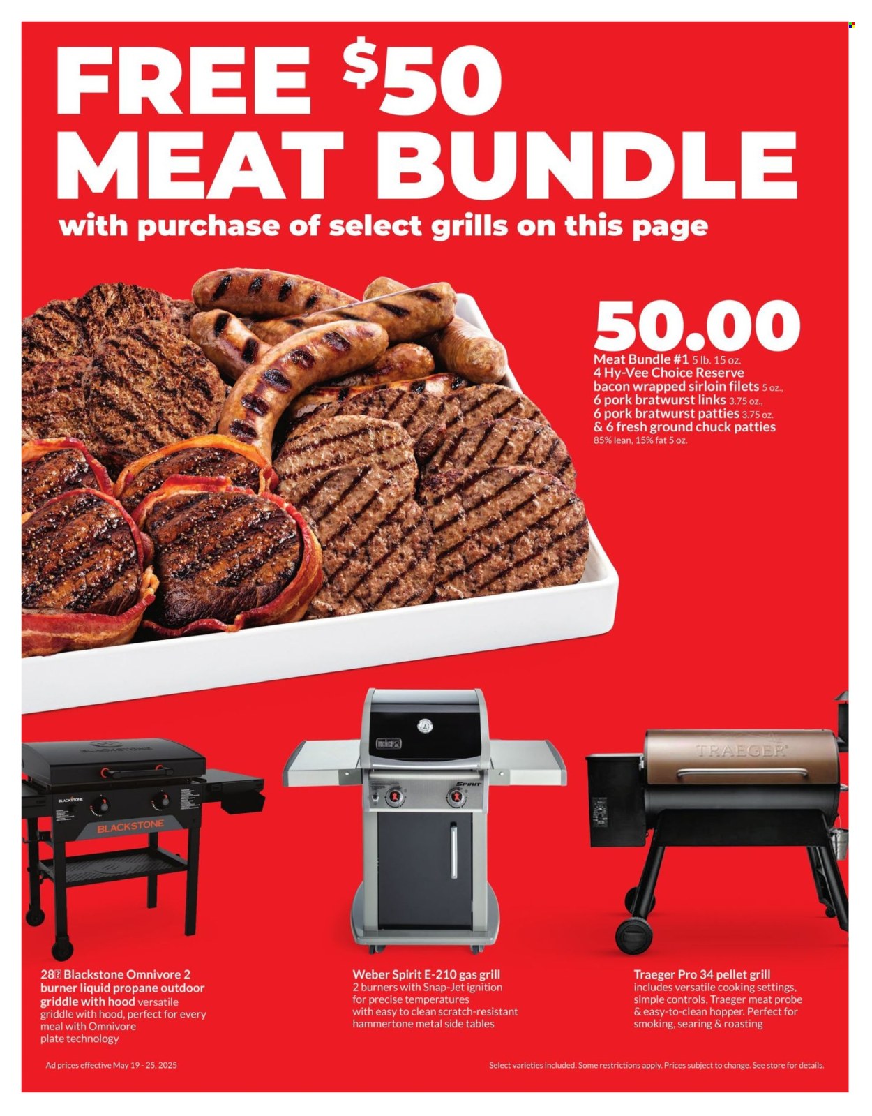 Hy-Vee ad - 05/19/2025 - 05/25/2025. Page 1