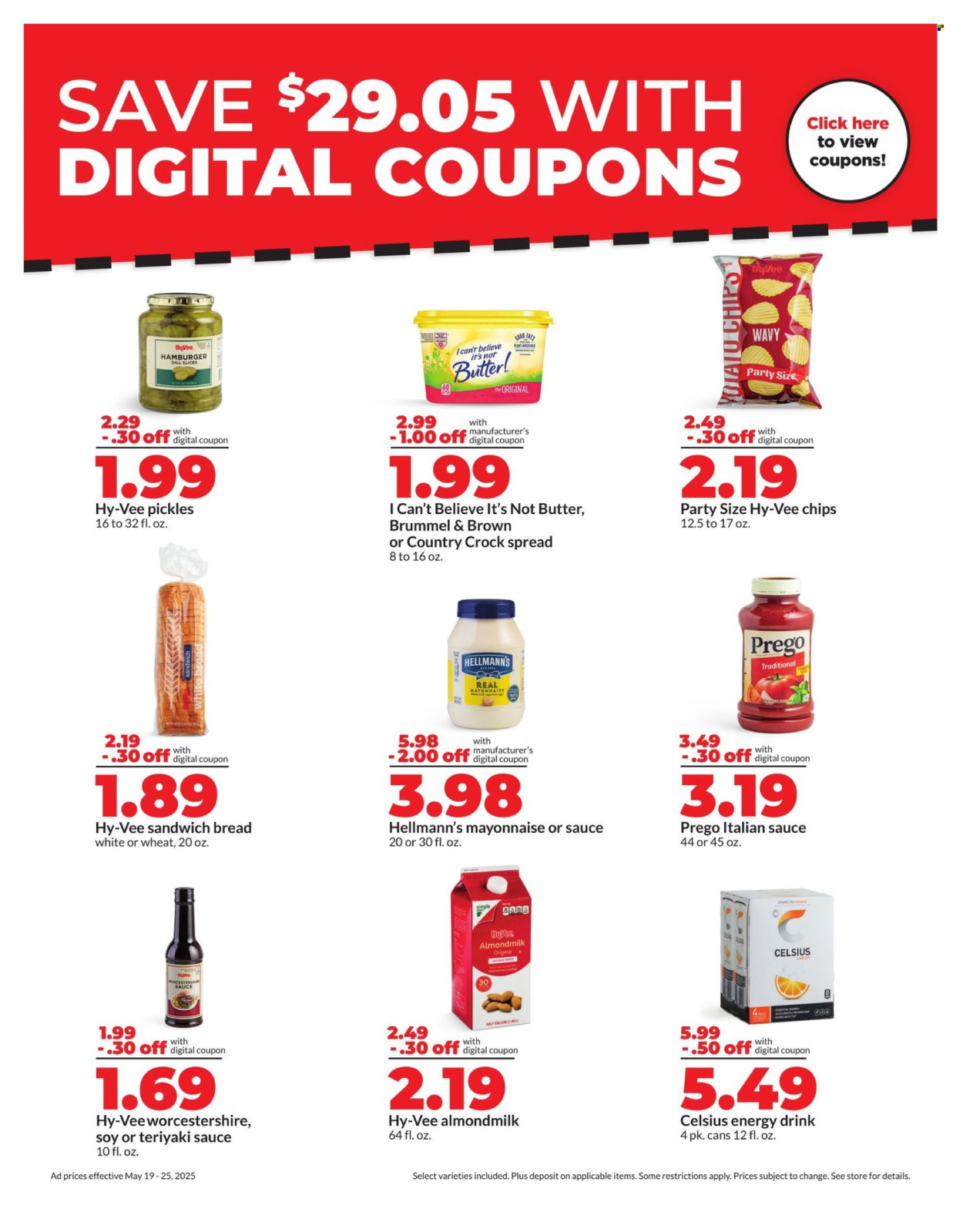 Hy-Vee ad - 05/19/2025 - 05/25/2025. Page 1