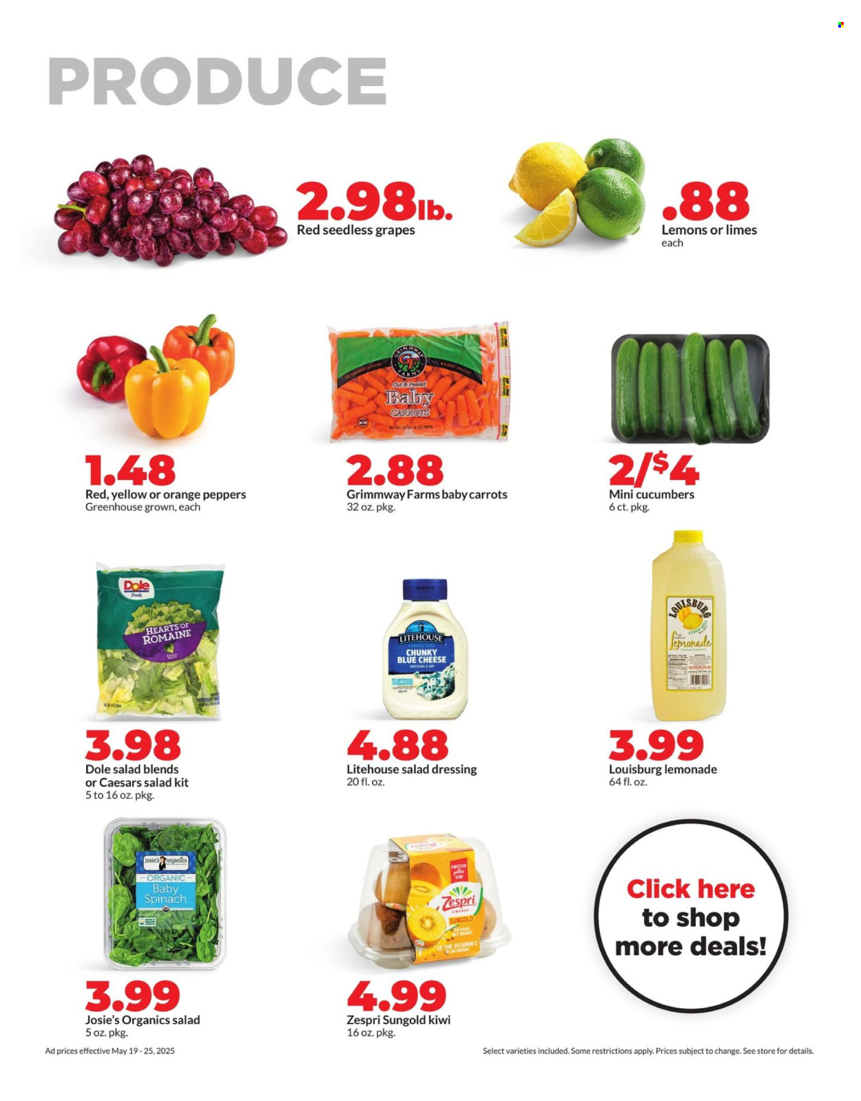 Hy-Vee ad - 05/19/2025 - 05/25/2025. Page 1