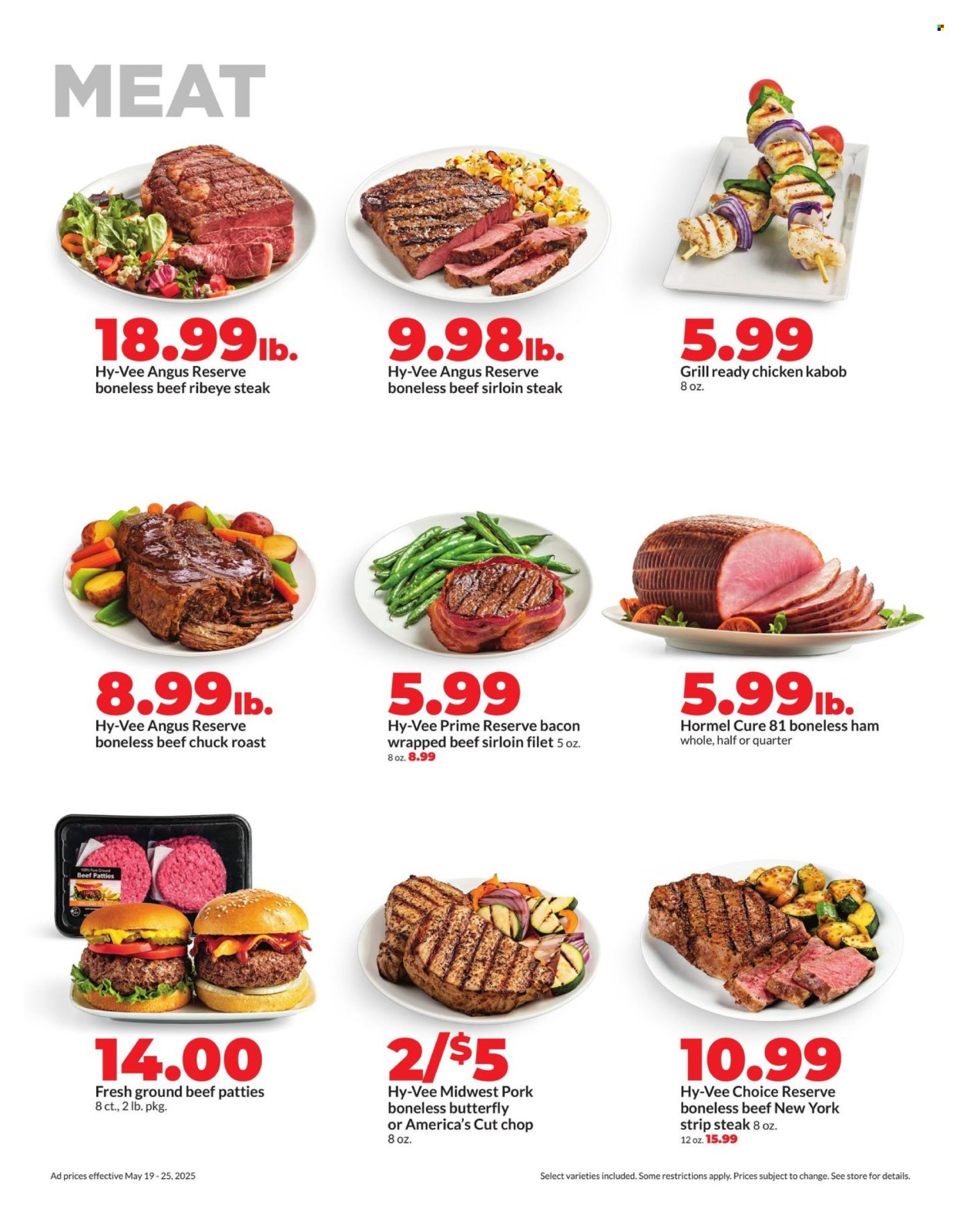 Hy-Vee ad - 05/19/2025 - 05/25/2025. Page 1