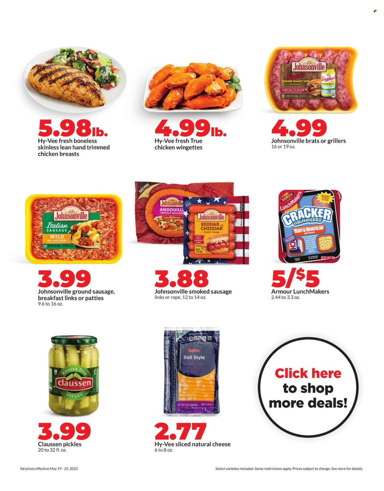 Hy-Vee ad - 05/19/2025 - 05/25/2025. Page 1