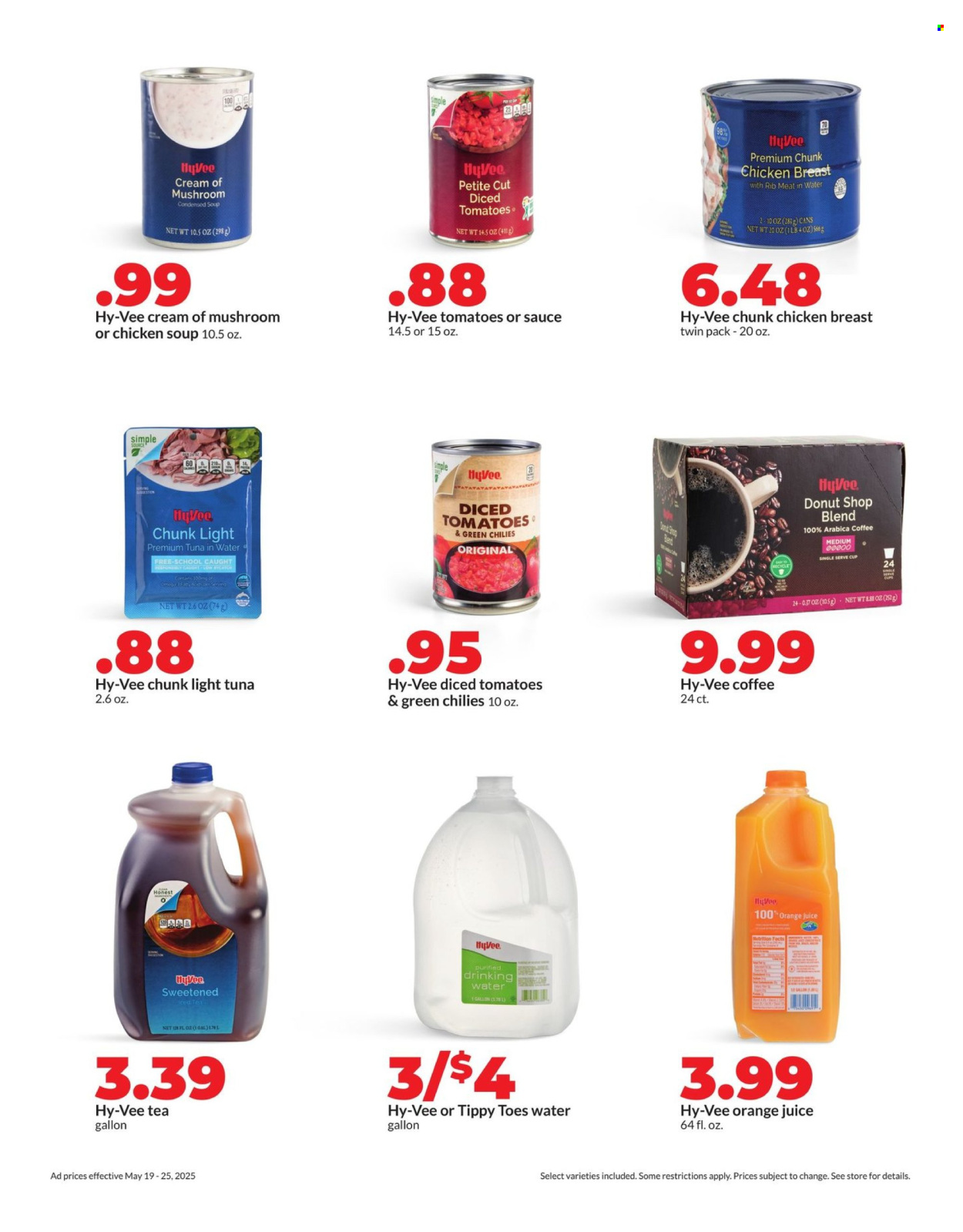 Hy-Vee ad - 05/19/2025 - 05/25/2025. Page 1