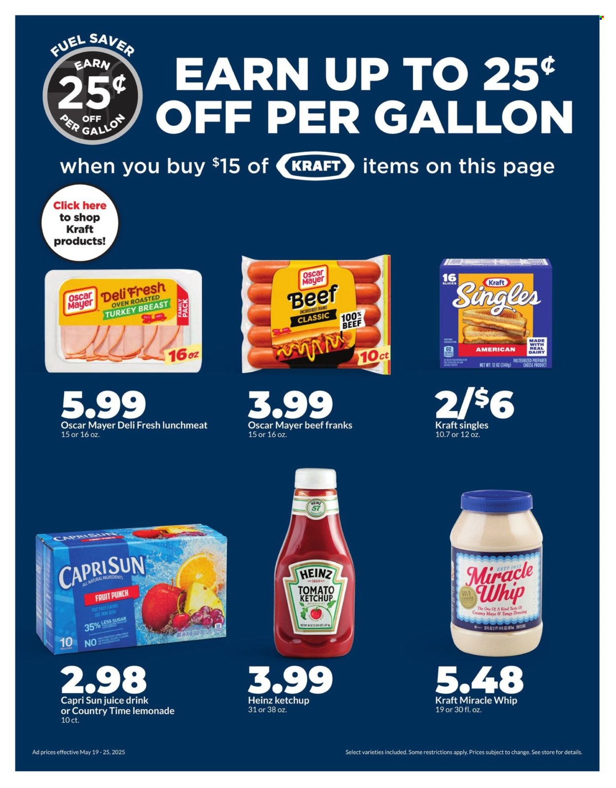 Hy-Vee ad - 05/19/2025 - 05/25/2025. Page 1