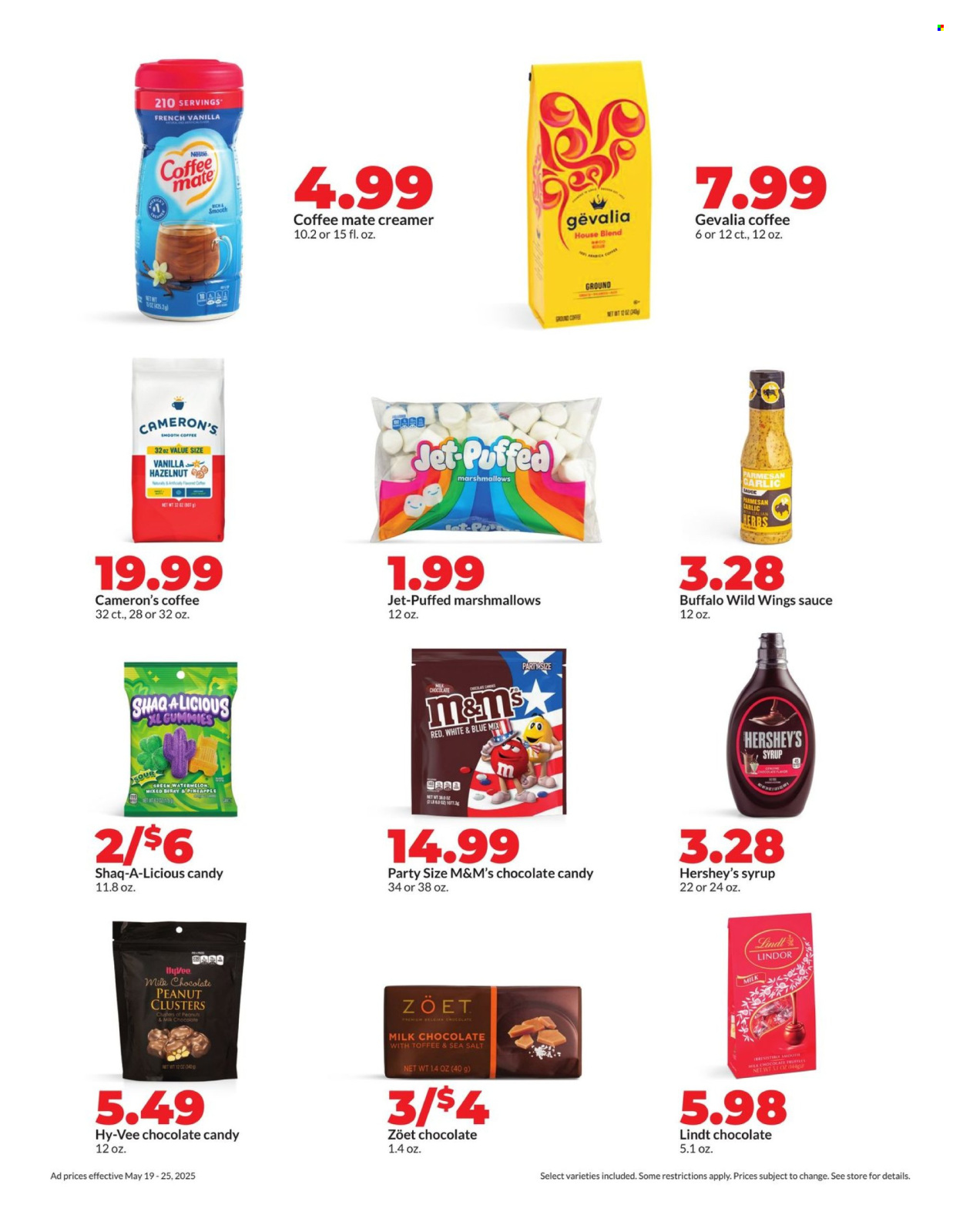Hy-Vee ad - 05/19/2025 - 05/25/2025. Page 1