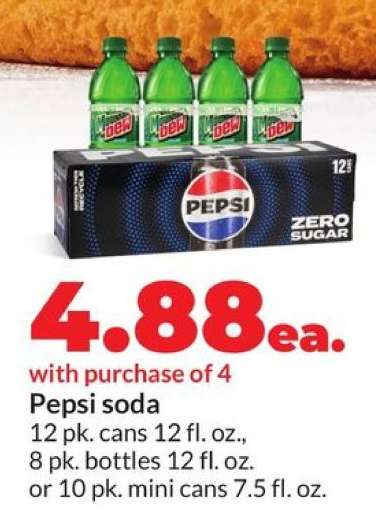 Pepsi soda