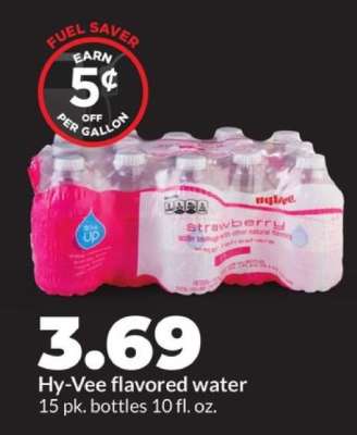 Hy-Vee flavored water