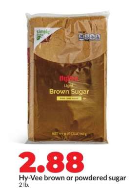 Hy-Vee brown or powdered sugar