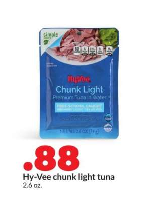 Hy-Vee chunk light tuna
