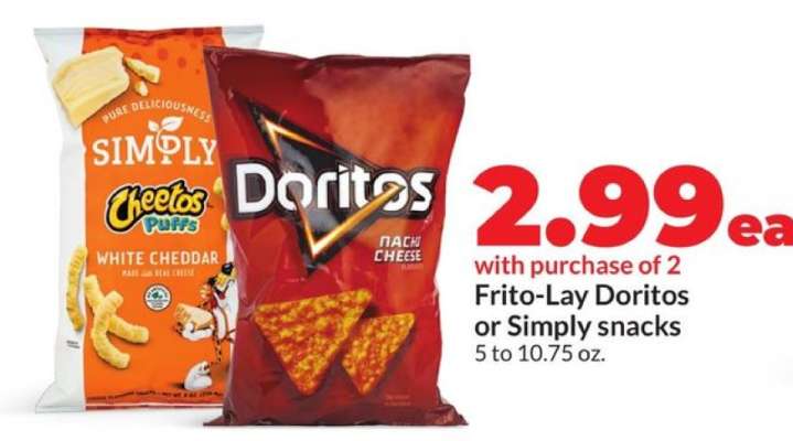 Frito-Lay Doritos or Simply snacks