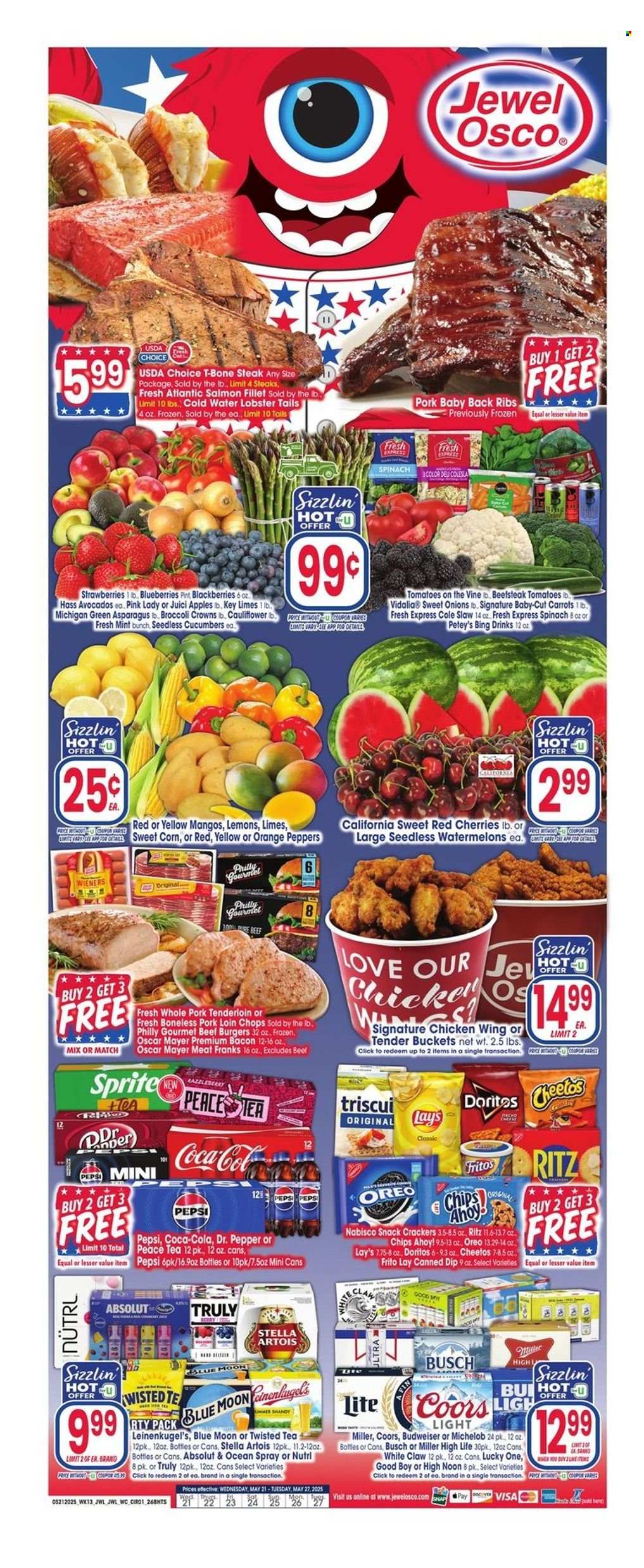 Jewel Osco ad - 05/21/2025 - 05/27/2025. Page 1