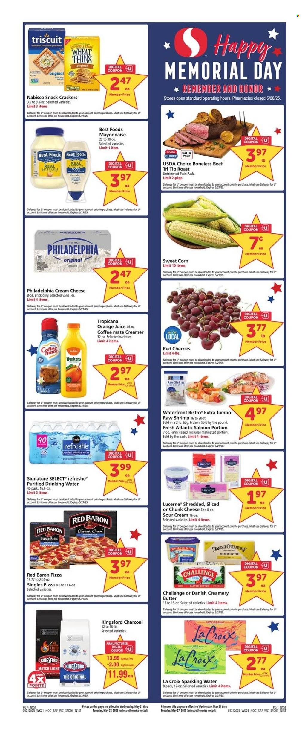 Safeway ad - 05/21/2025 - 05/27/2025. Page 1