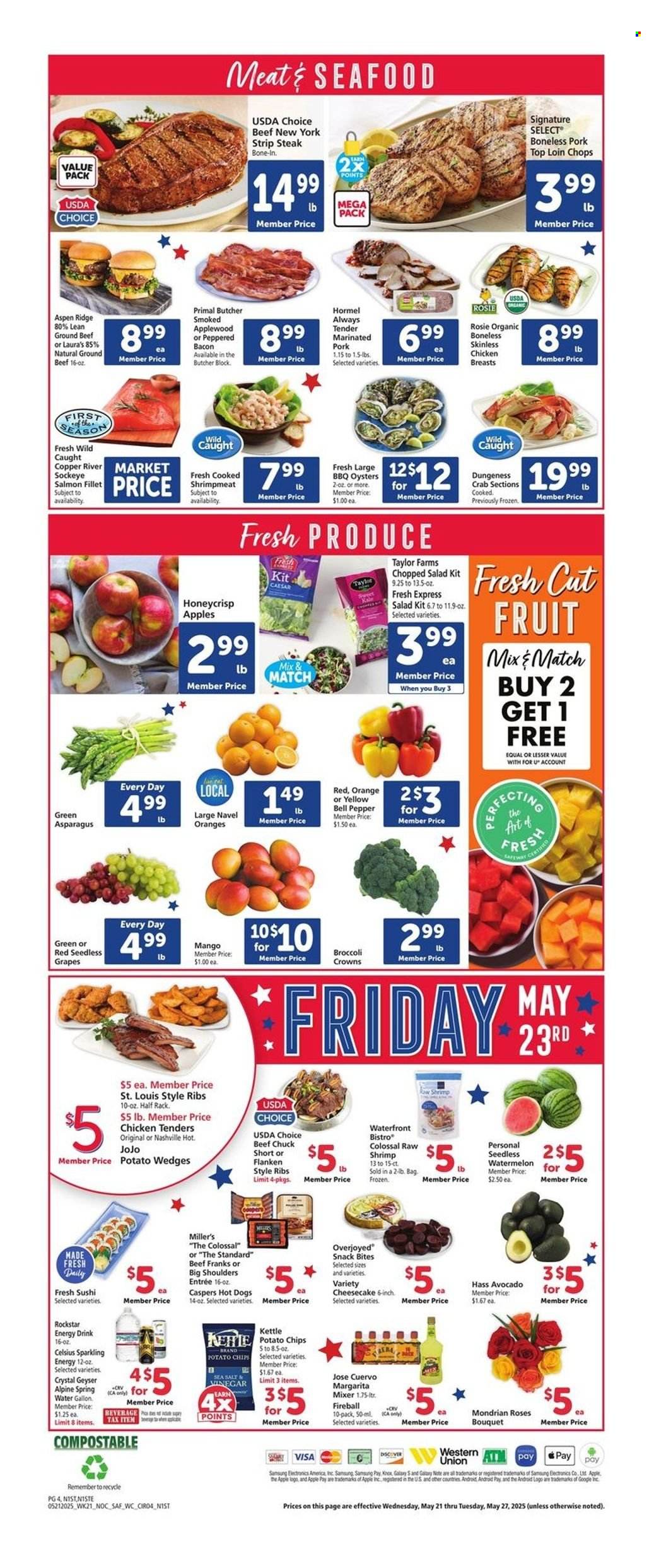 Safeway ad - 05/21/2025 - 05/27/2025. Page 1
