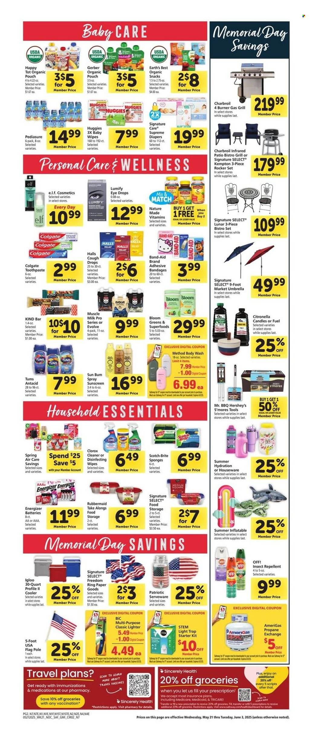 Safeway ad - 05/21/2025 - 05/27/2025. Page 1
