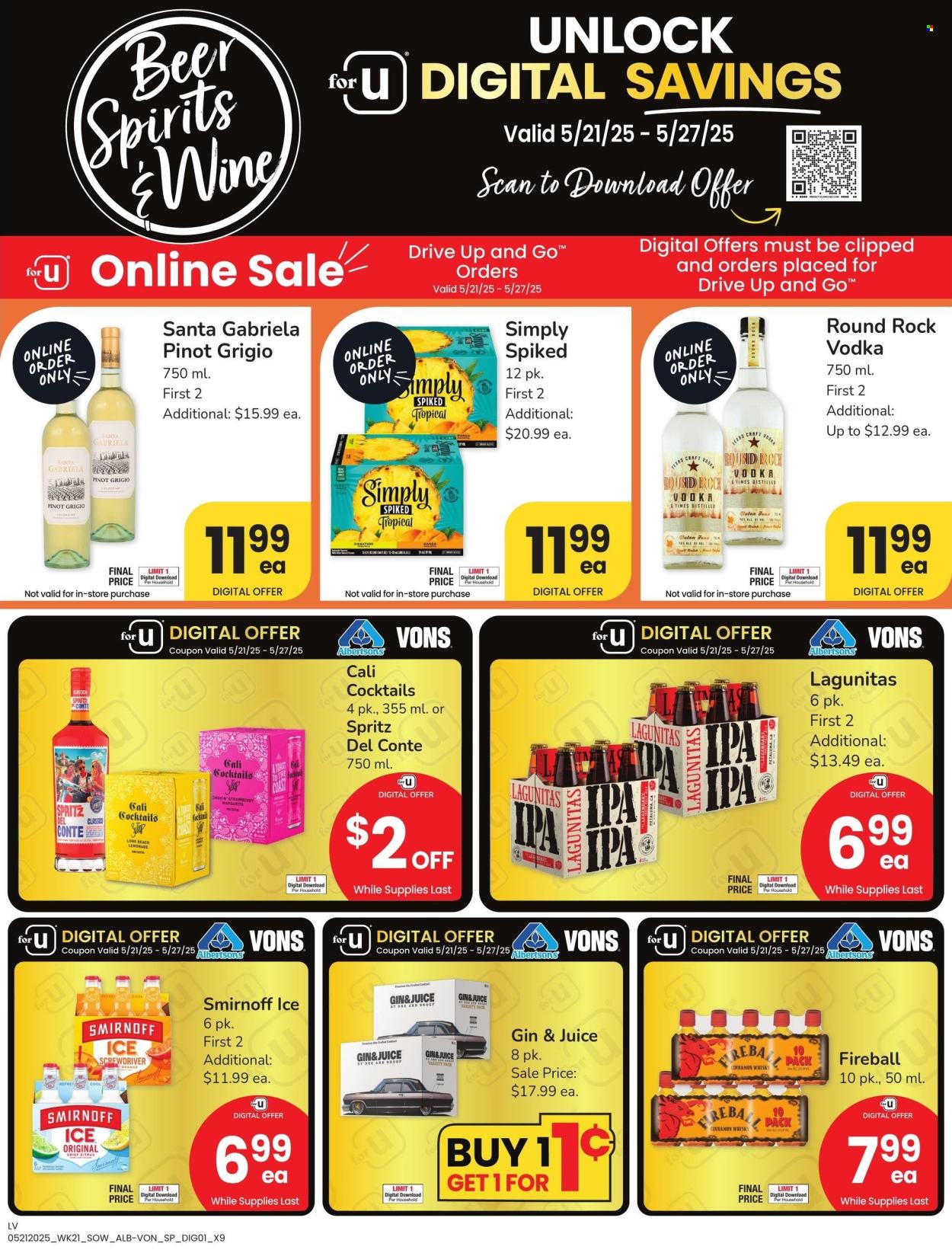 Albertsons ad - 05/21/2025 - 05/27/2025. Page 1