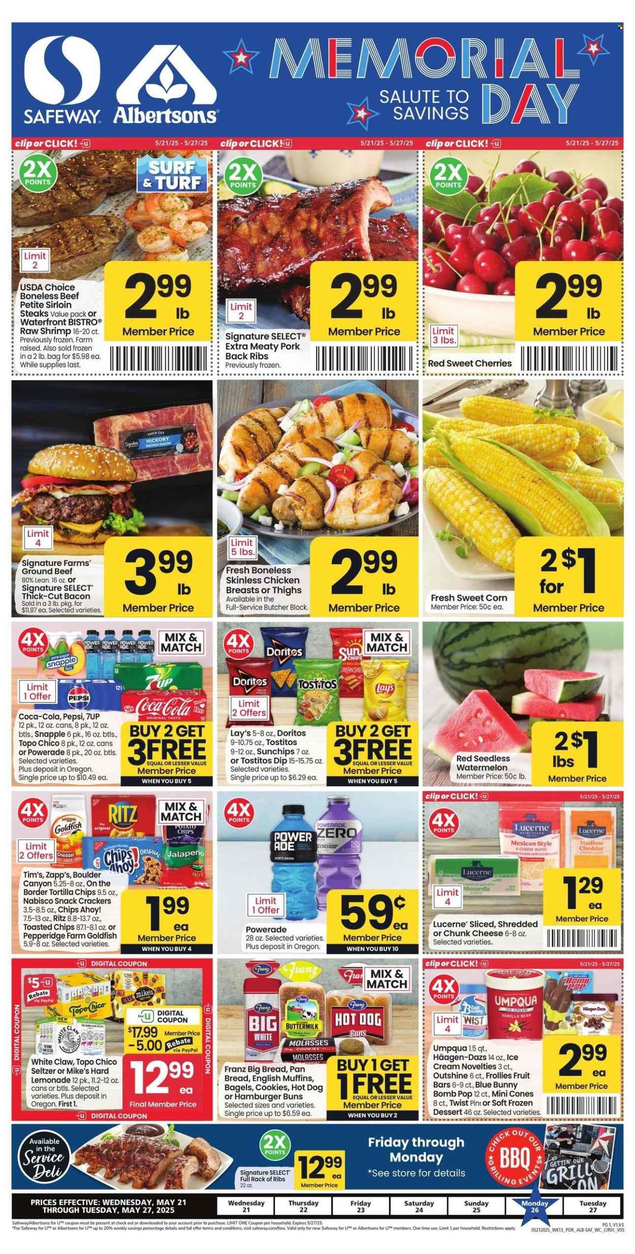 Albertsons ad - 05/21/2025 - 05/27/2025. Page 1