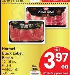 Hormel Black Label Bacon - 12-16 oz.