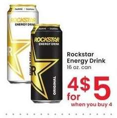 Rockstar Energy Drink - 16 oz. can