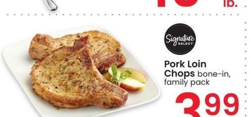 Pork Loin Chops - bone - in, family pack