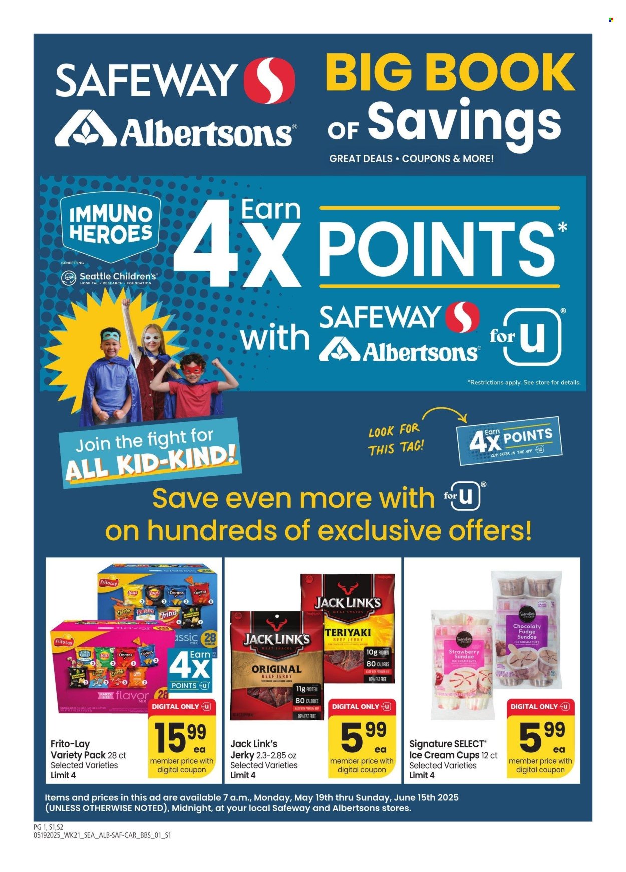 Albertsons ad - 05/19/2025 - 06/15/2025. Page 1