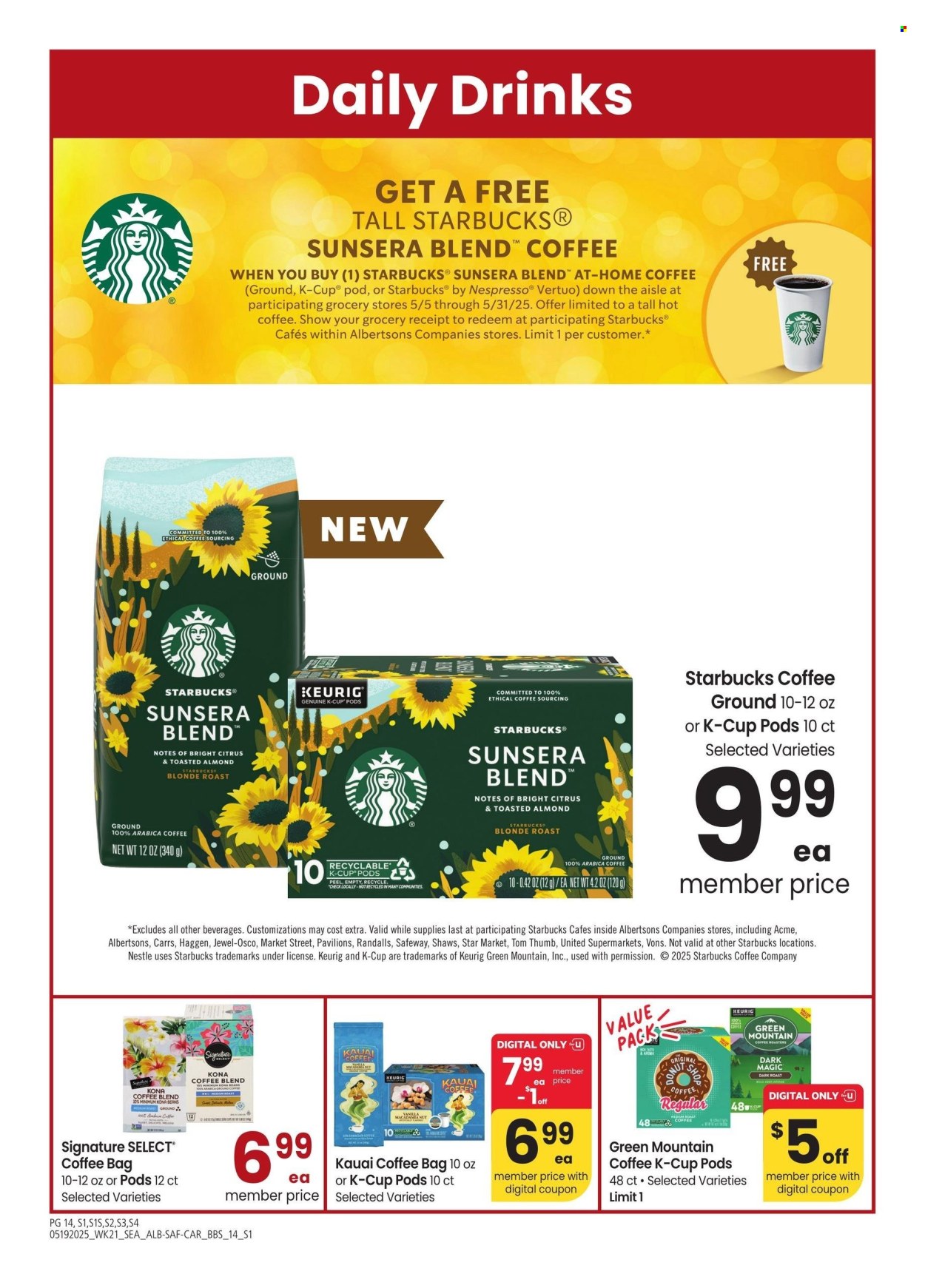 Albertsons ad - 05/19/2025 - 06/15/2025. Page 1