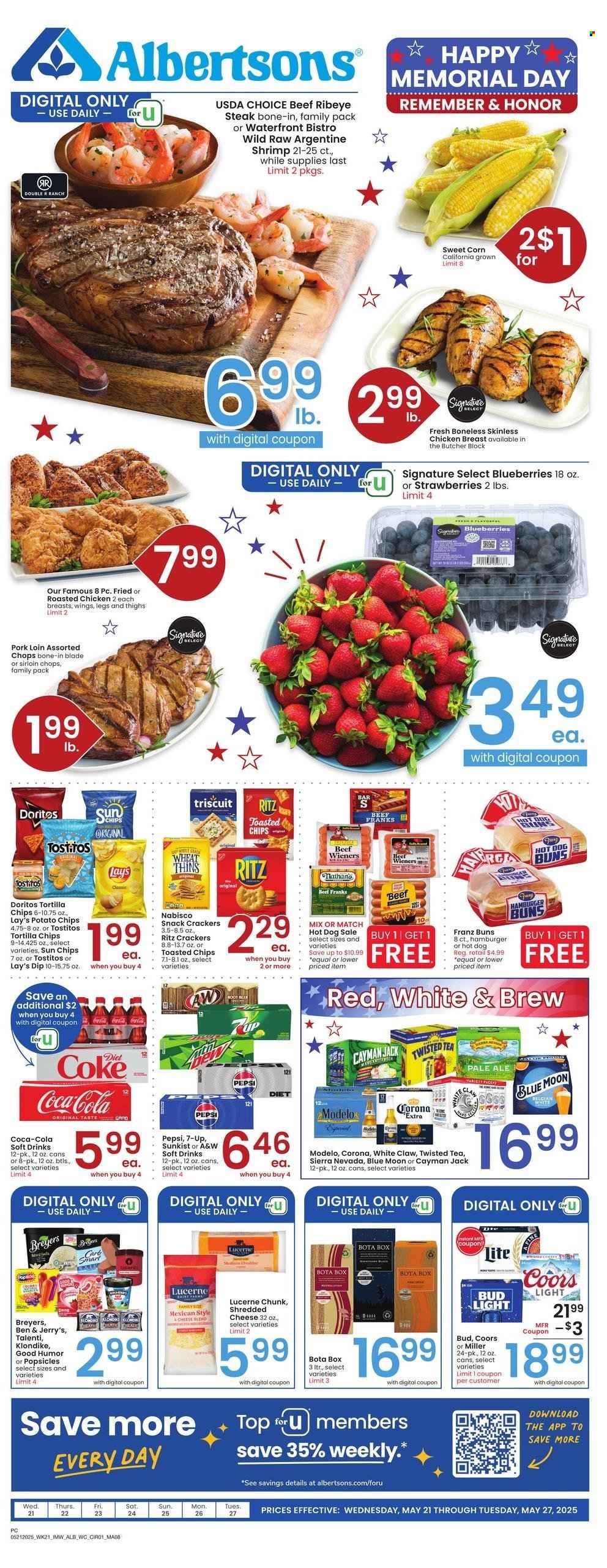 Albertsons ad - 05/21/2025 - 05/27/2025. Page 1