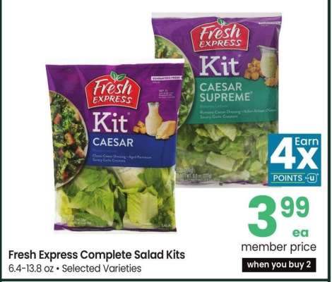 Fresh Express Complete Salad Kits - 6.4-13.8 oz • Selected Varieties