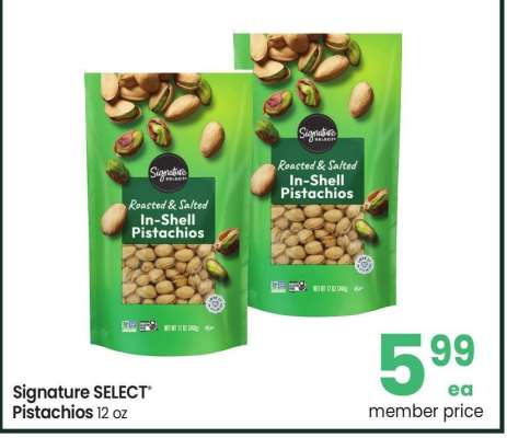 Signature SELECT® Pistachios - 12 oz