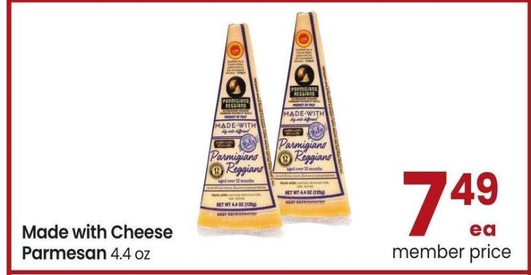 Made with Cheese Parmesan - 4.4 oz