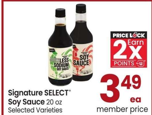 Signature SELECT® Soy Sauce - 20 oz Selected Varieties