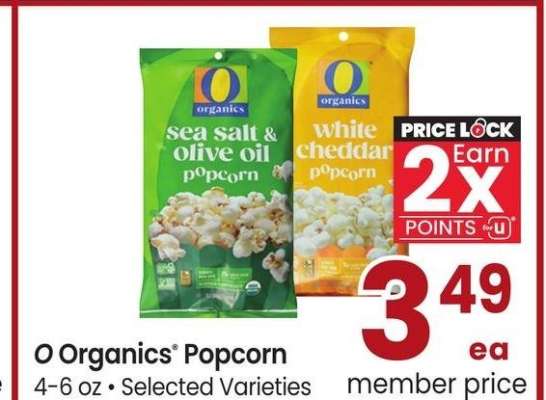 O Organics® Popcorn - 4-6 oz • Selected Varieties