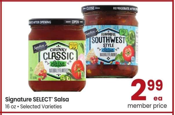Signature SELECT® Salsa - 16 oz, Selected Varieties