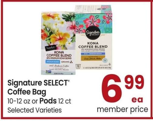 Signature SELECT® Coffee Bag 10-12 oz or Pods 12 ct - Selected Varieties