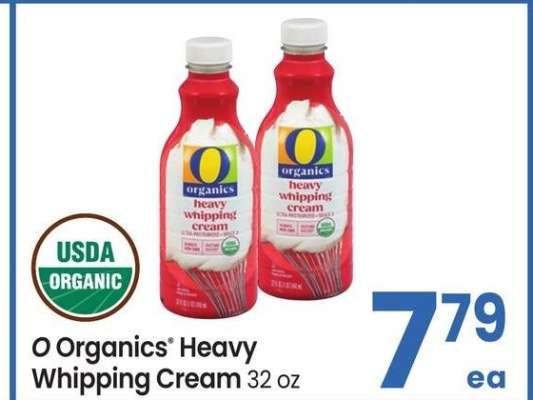 O Organics® Heavy Whipping Cream - 32 oz