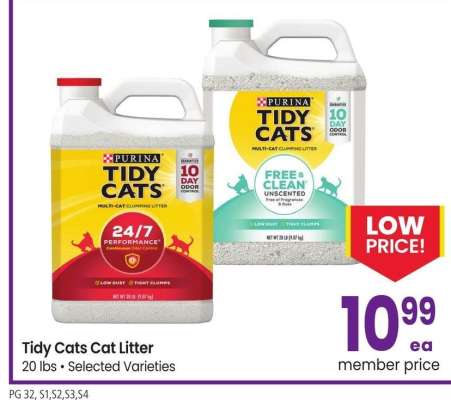 Tidy Cats Cat Litter - 20 lbs • Selected Varieties